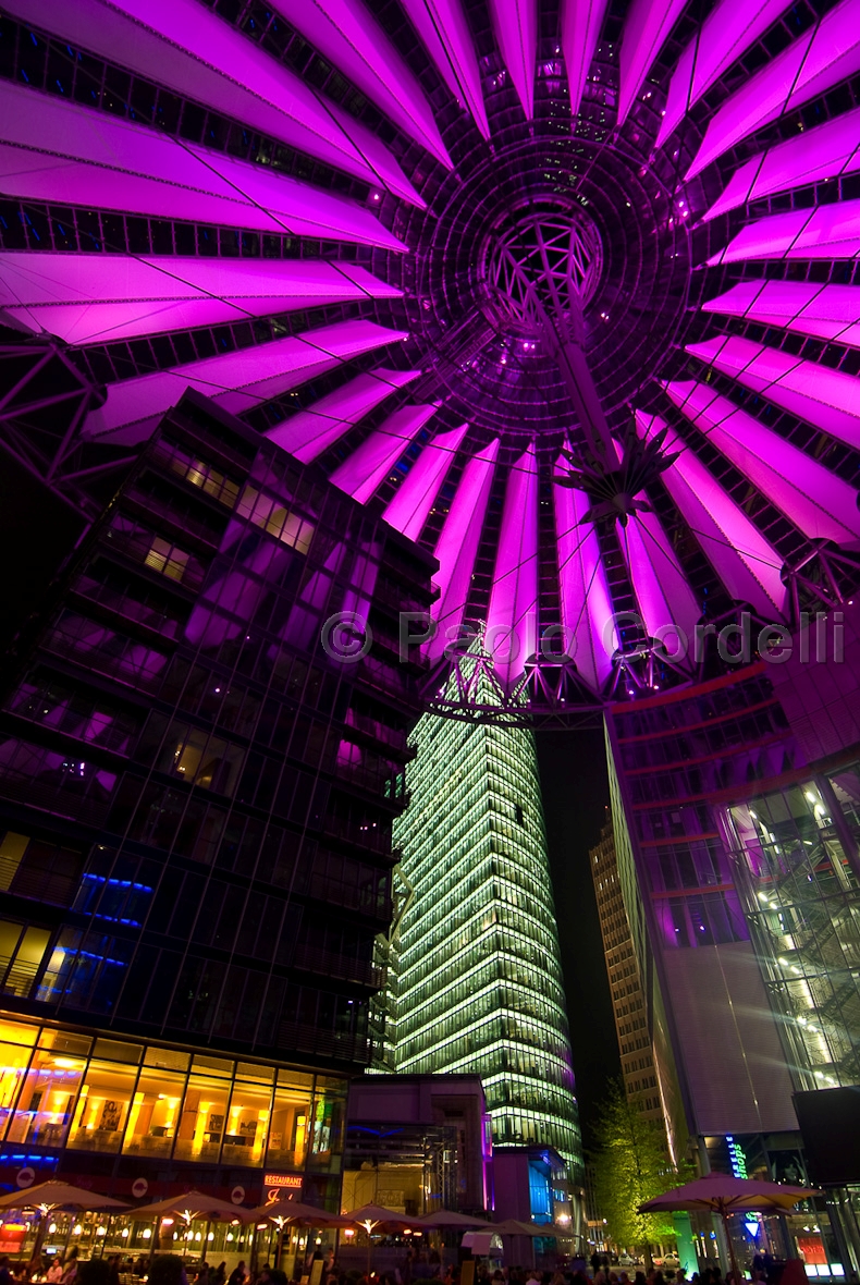 Sony Center dome at Potsdamer Platz, Berlin, Germany
 (cod:Berlin 28)